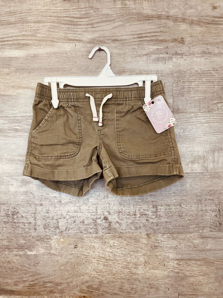 (8) Old Navy Olive Shorts Girls