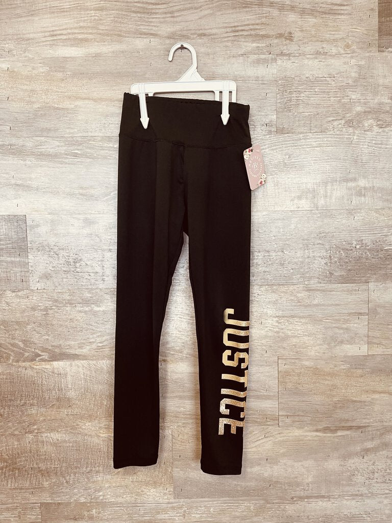 (8) Justice Black Leggings Girld