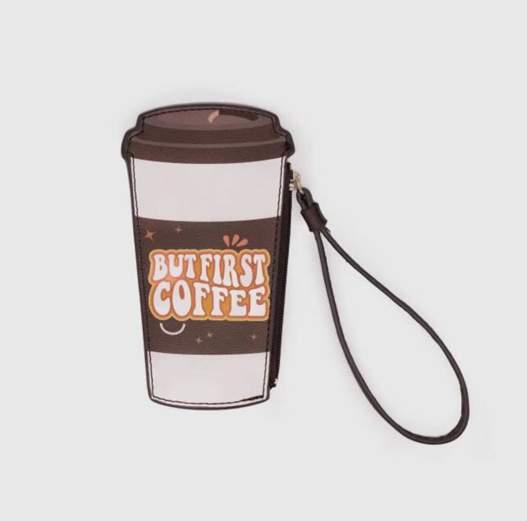 But First Coffee Wristlet