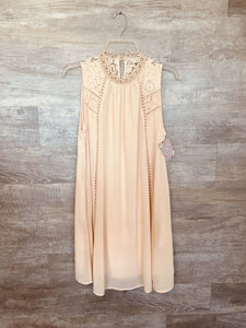 (S) Altar'd State Blush Lace Dress Womens