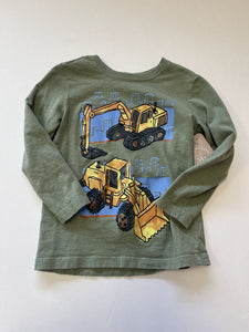 (2T) Carter's Green Construction Shirt Boys