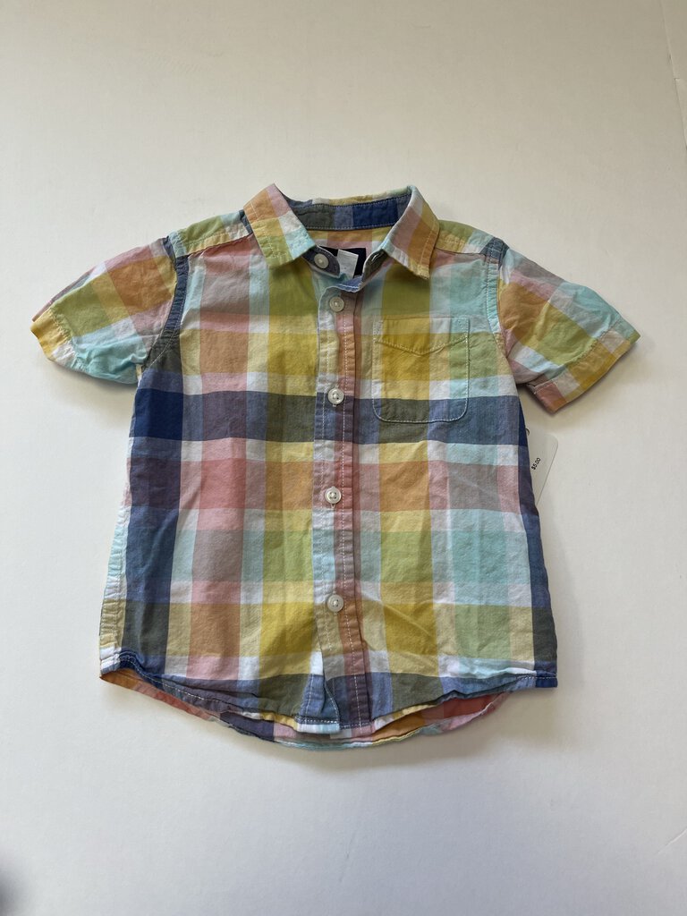 (2T) Place Pastel Plaid Shirt Boys
