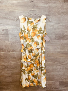 (6) Anne Klein Lemon Dress Womens