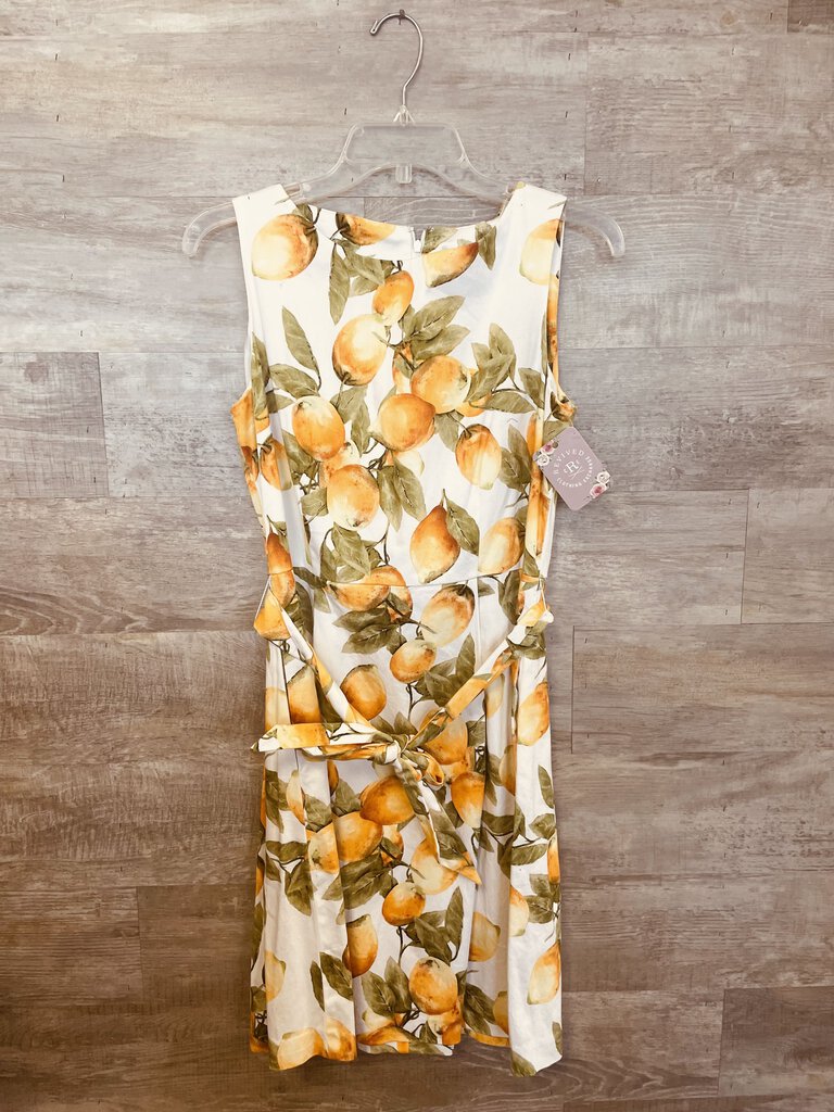 (6) Anne Klein Lemon Dress Womens