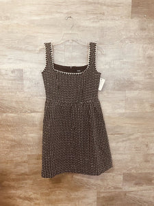 (S) Cider Tweed Black and White Dress Women's