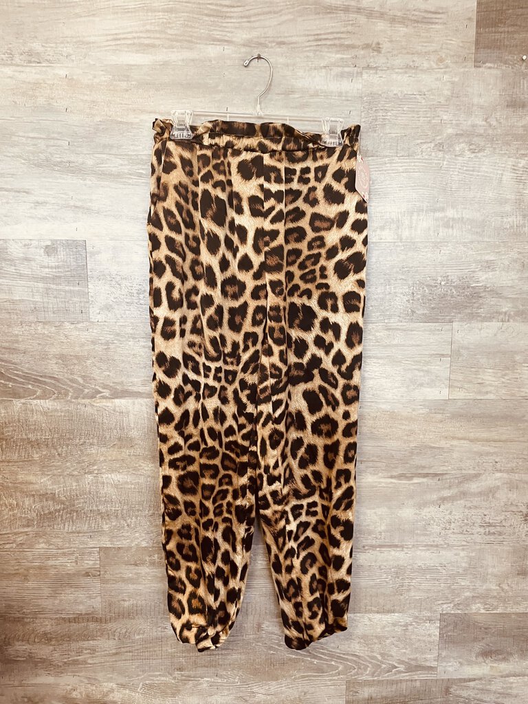 (L) Hayden Leopard Joggers Womens