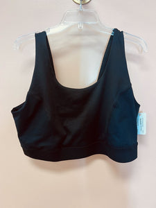 (4X) All In Motion Black Ribbed Sports Bra