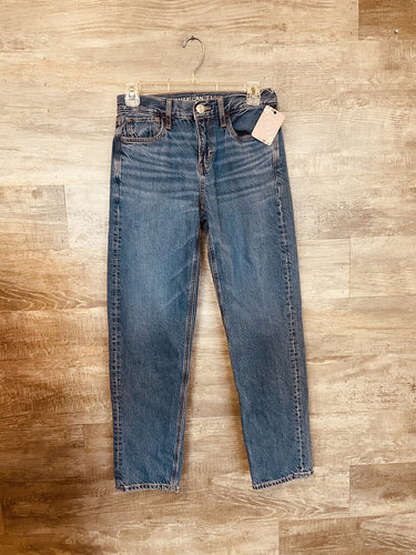 (0) American Eagle Reg Wash 90's Straight Jeans Womens
