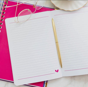 Daily Grace Co. Everyday Lined Notebook | Blush Blooms