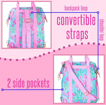 Load image into Gallery viewer, Lilly Pulitzer Backpack Cooler | Best Fishes