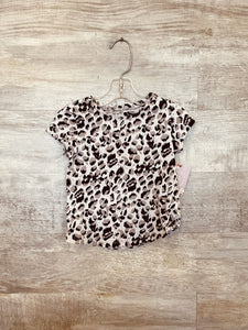 (3T) Old Navy Grey Leopard Tee Girls