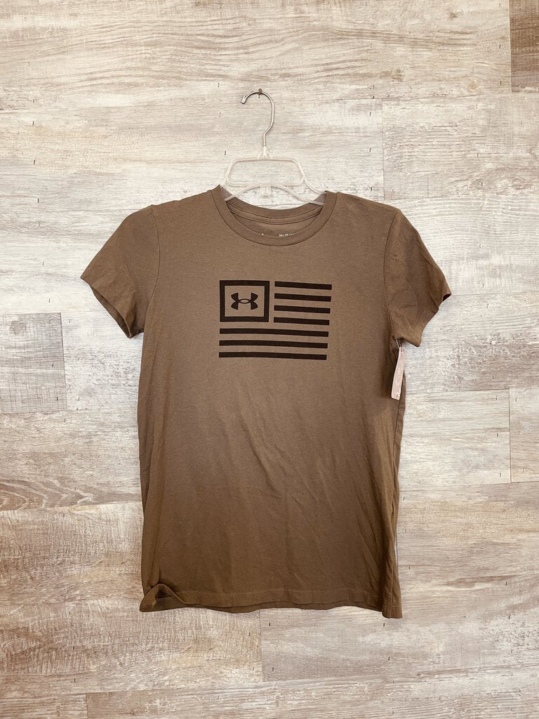 (XS) Under Armour Green Flag Tee Womens