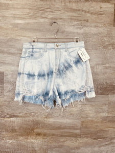 (6) American Eagle Bleach Denim Shorts Womens