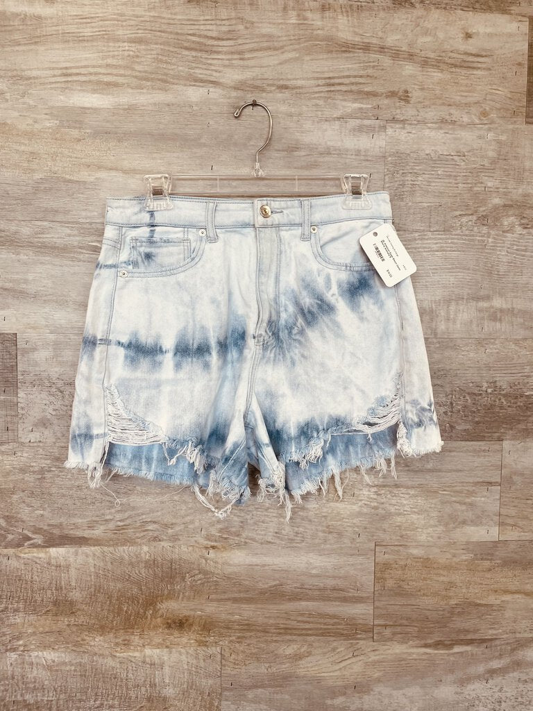 (6) American Eagle Bleach Denim Shorts Womens