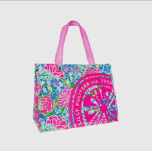 Load image into Gallery viewer, Lilly Pulitzer XL Market Shopper | Bunny Business