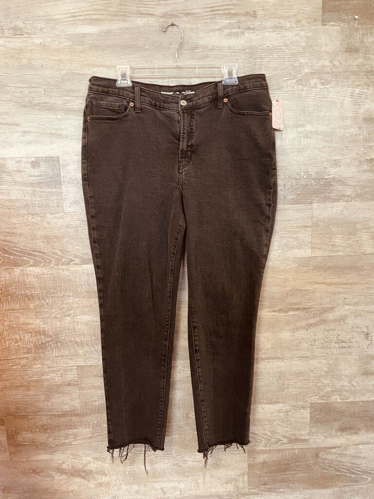 (14) Old Navy Black OG Straight Jean Womens