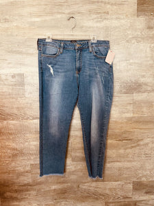 (14) JustBlack Raw Hem Skinny Jean Women's