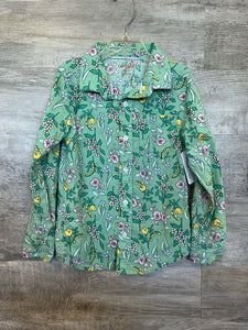 (4/5) Cat & Jack GreenForal LS Top Boys