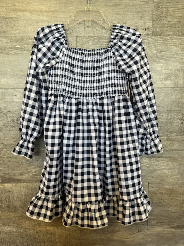 (3/4) Boutique Ruffle Gingham Dress Girl's