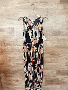 (S) Jodifl Navy Cactus Maxi Dress Womens