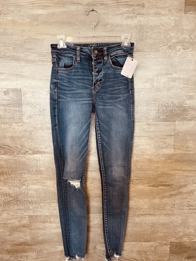 (4L) American Eagle Dark Wash Skinny Jeans Womens