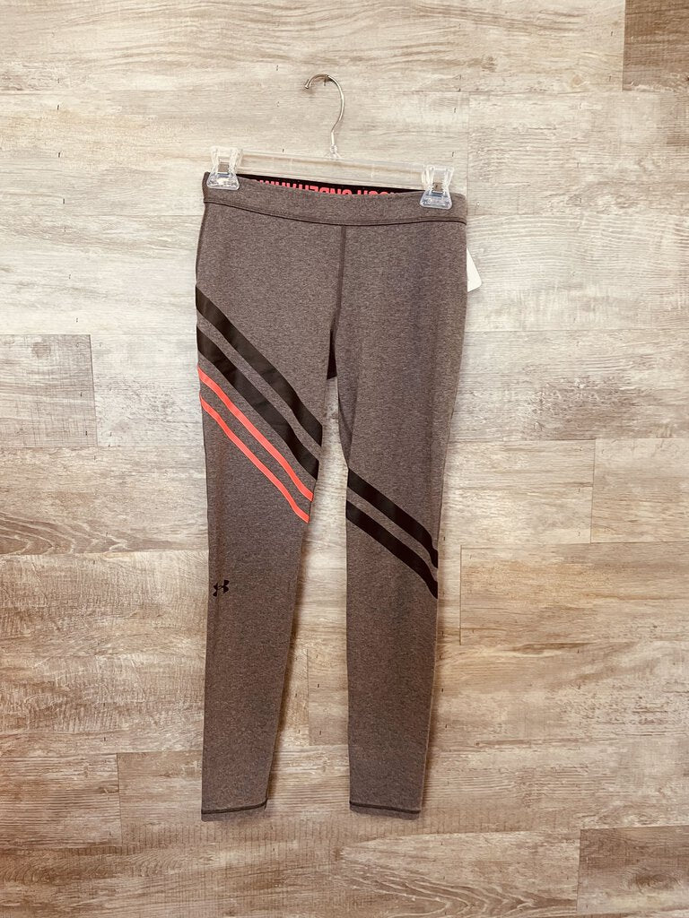 (S) Under Armour Gray Cotton Athletic Legging