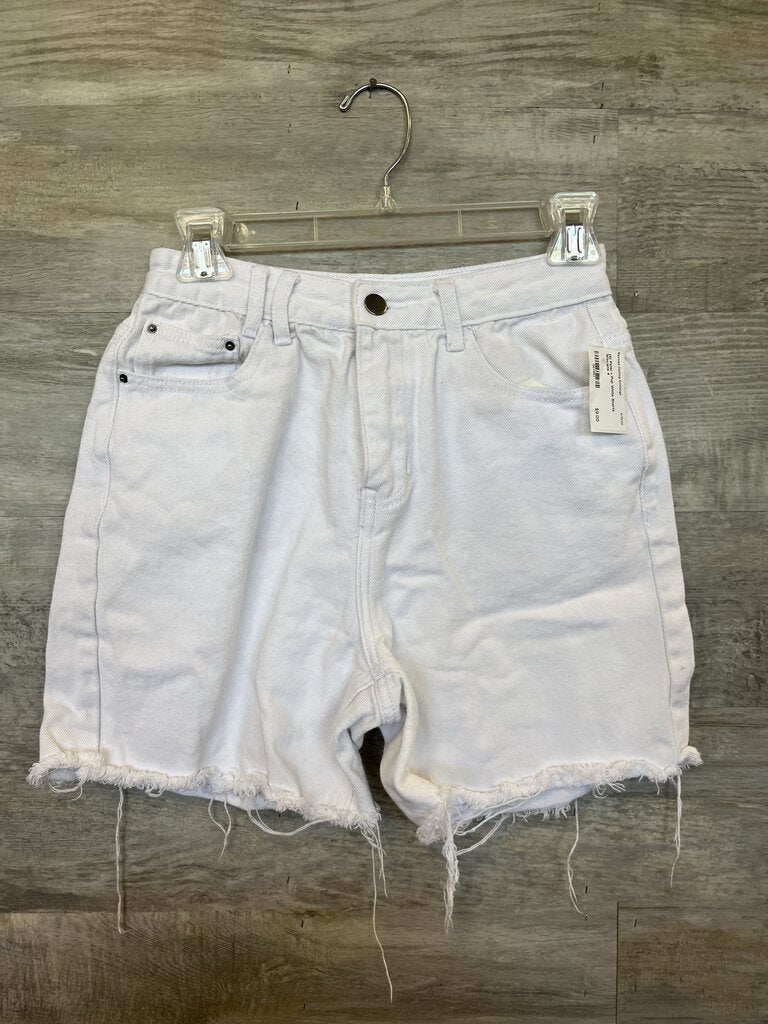 (4) Petal + Pup White Shorts Womens