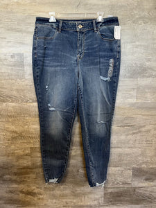 (XL) Maurice's Distressed Skinny Jeans Womens