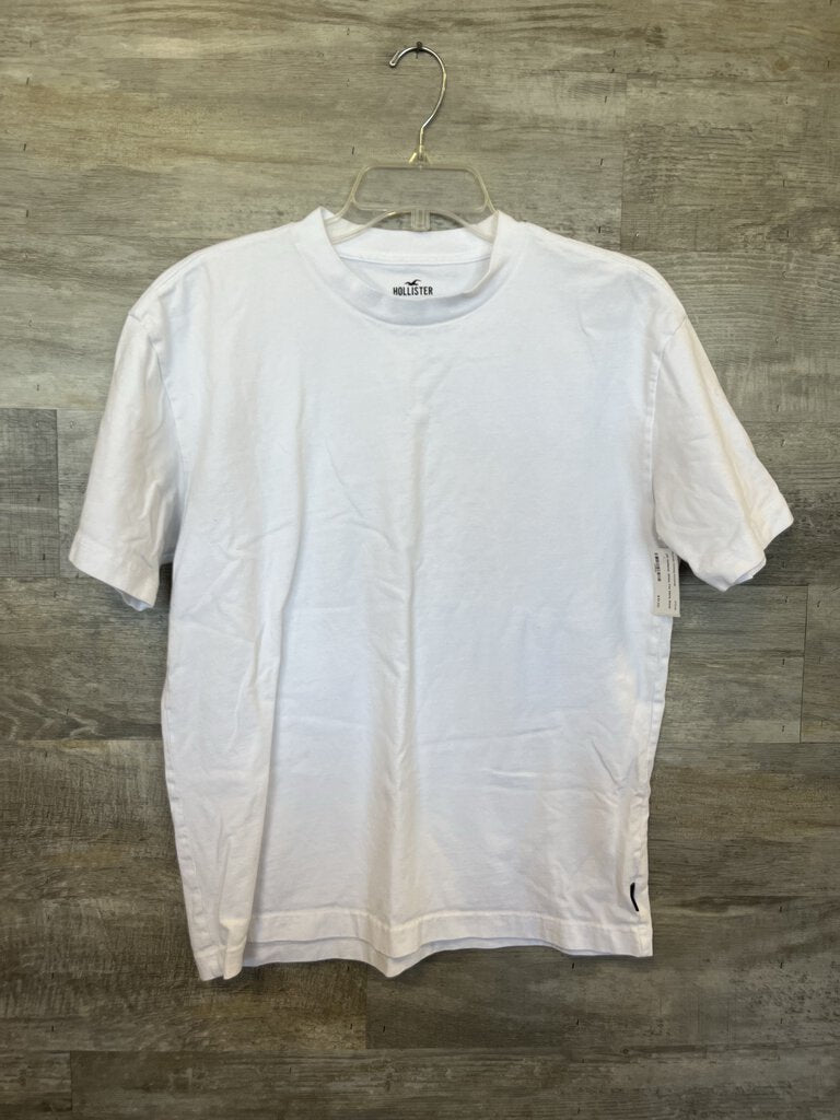 (S) Hollister White Tee Mens