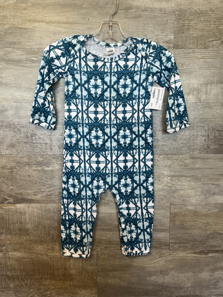 (12/18 mo) Kate Quinn teal Bamboo Outfit Boy's