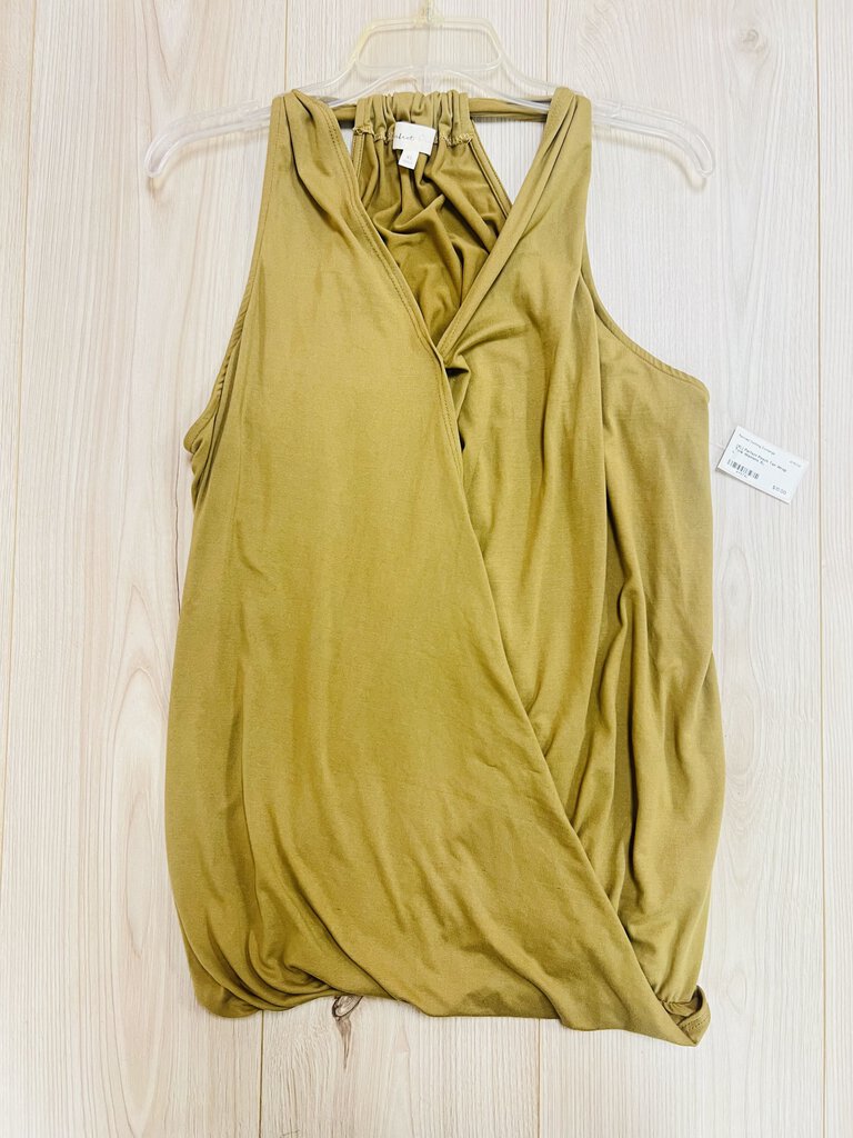 (XL) Perfect Peach Tan Wrap Tank Womens
