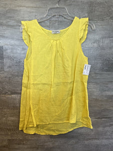 (S) Terzo Millenio Yellow Linen Shirt Womens