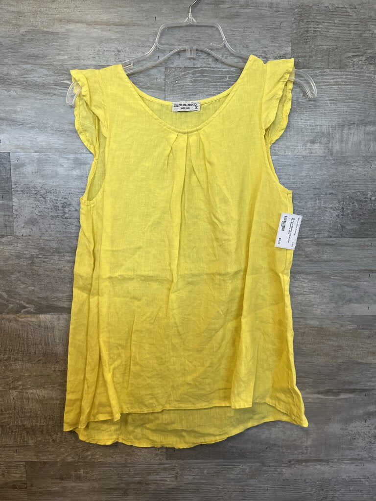 (S) Terzo Millenio Yellow Linen Shirt Womens