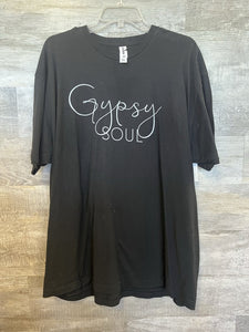 (XXL) Gypsy Soul Black Graphic Tee Women's