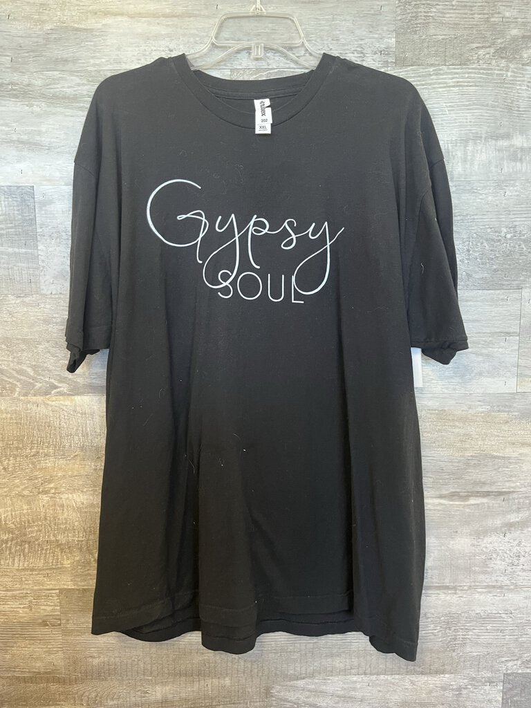 (XXL) Gypsy Soul Black Graphic Tee Women's