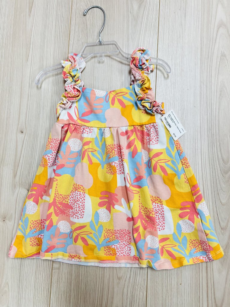 (2T) Cynthia Rowley Yellow Floral Dress Girls