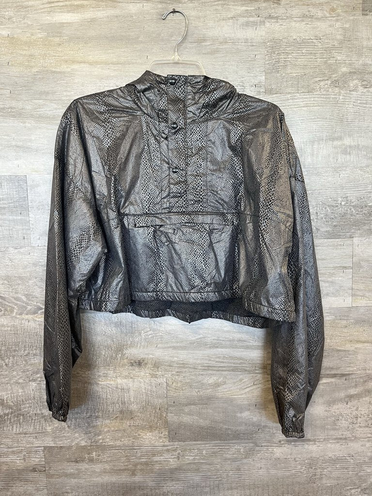 (XS) Free People Gray Athletic Jacket Pullover