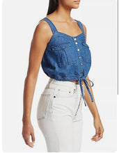 Load image into Gallery viewer, (M) Free People Chambray Tank Women&#39;s