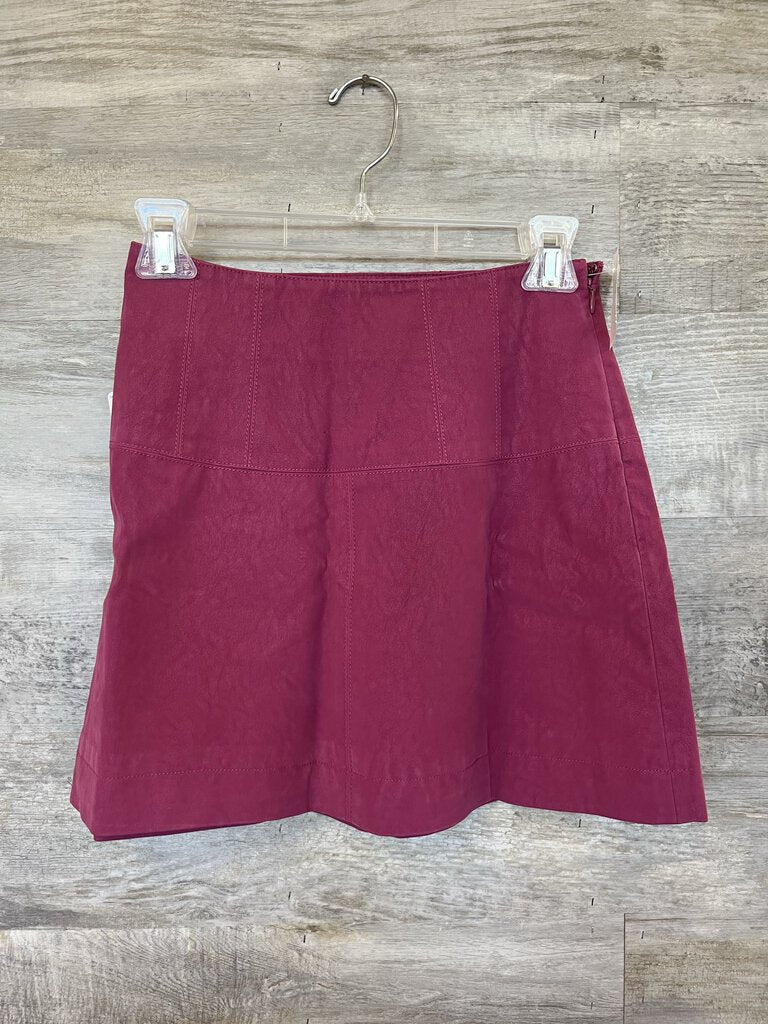 (2) Free People Pink Suede Skirt Women's