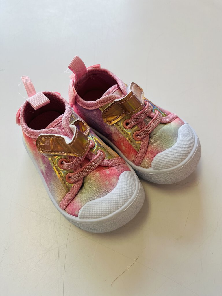 (3) Laura Ashley Pink Tie Dye Shoes Girls