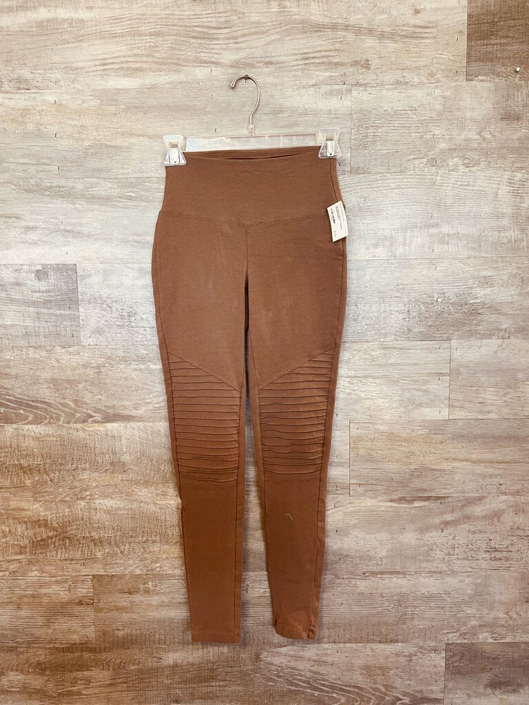 (S) Zenana Brown Leggings Womens