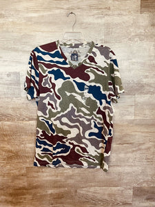 (L) American Rag Camo Shirt Mens