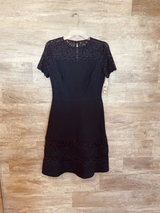 (4) Ralph Lauren Navy lace Dress Womens