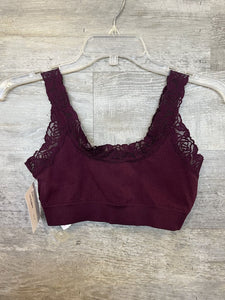 (M) PINK Maroon Bralette Womens