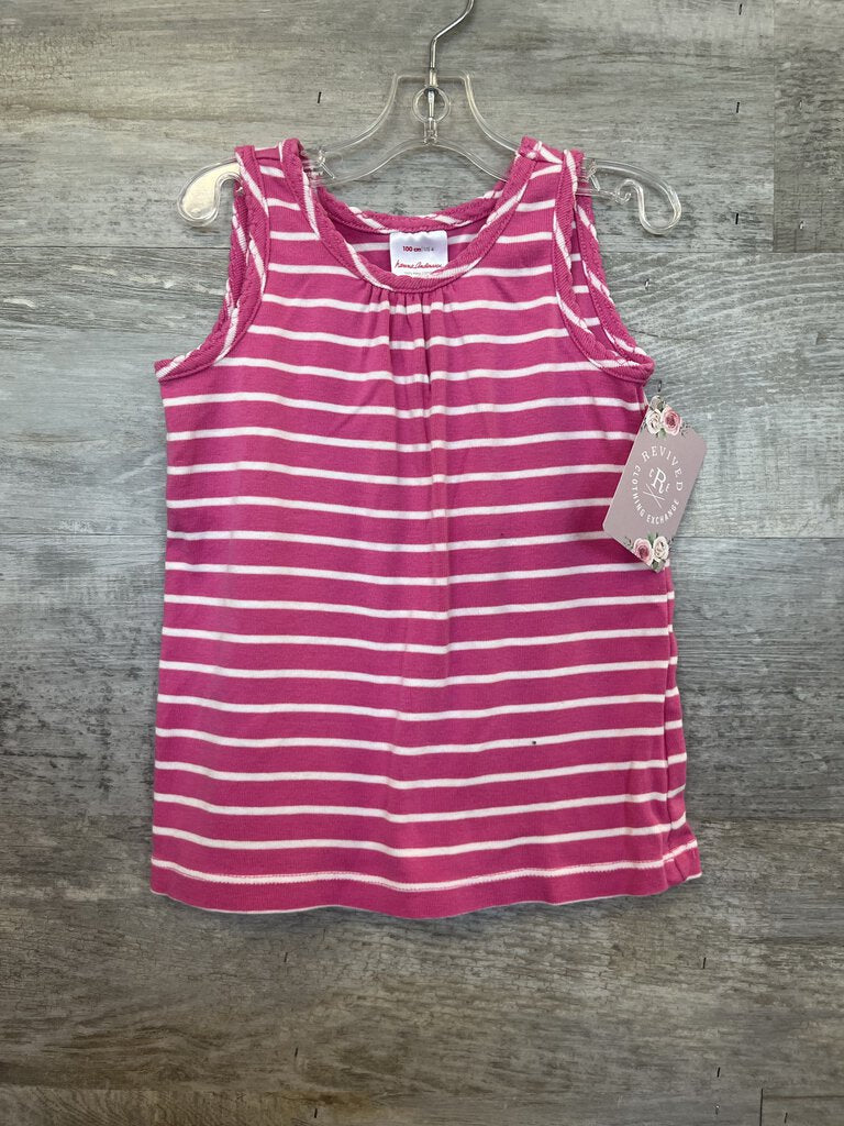 (4) Hannah Anderson Pink Striped Tank Girls