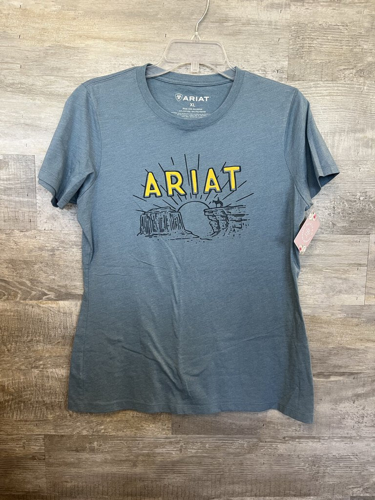 (XL) Ariat Blue Sun Tee Womens