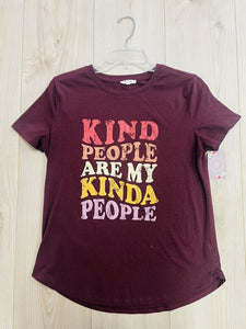 (M) Maurices Maroon Kind Tee Womens