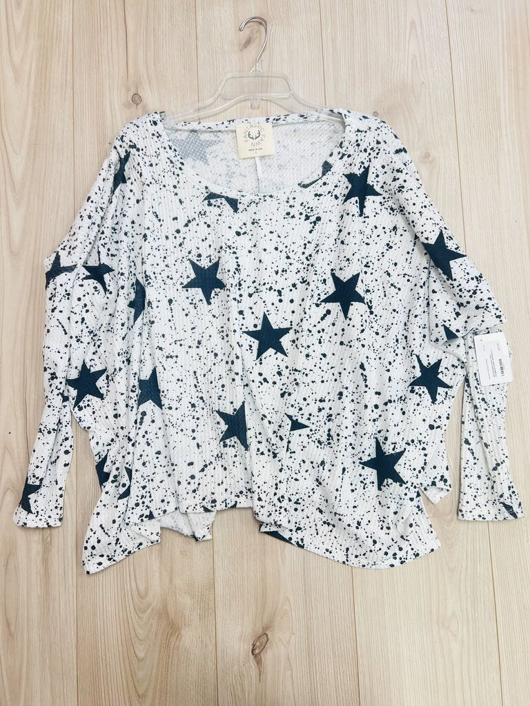 (S) Fantastic Fawn Star LongSleeve SHirt Women's