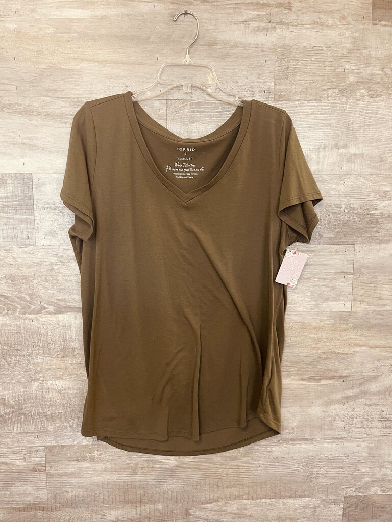 (XXL) Maurices Green Tee Womens