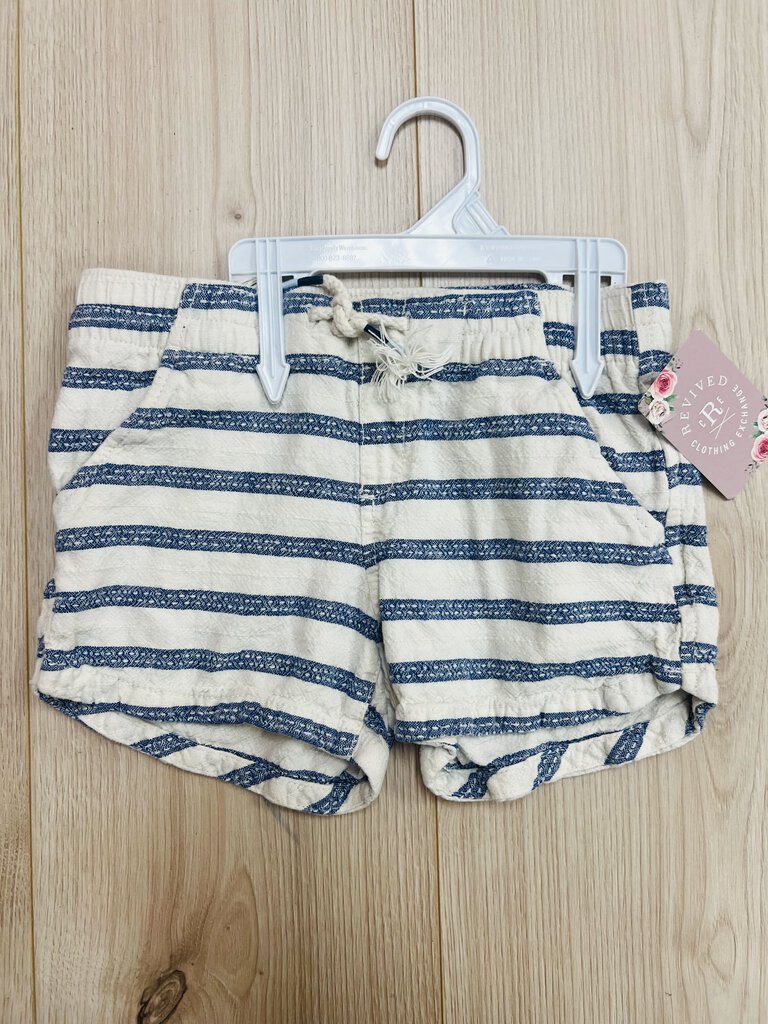 (8) Old Navy Blue Striped Shorts Girls